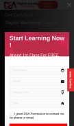 How digitalsandipacademy.com looks like on a mobile device such as an iPhone.
