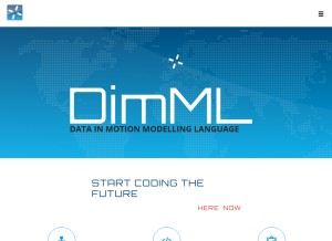 How dimml.io looks like on a tablet such as an iPad.