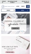 How directdermasupplies.com looks like on a mobile device such as an iPhone.