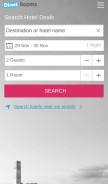 How directrooms.com looks like on a mobile device such as an iPhone.
