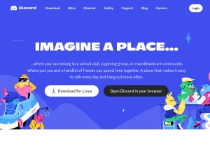 How discord.com looks like on a tablet such as an iPad.