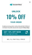 How discountmugs.com looks like on a mobile device such as an iPhone.