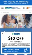 How discountschoolsupply.com looks like on a mobile device such as an iPhone.