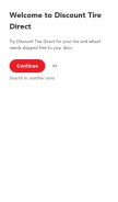 How discounttire.com looks like on a mobile device such as an iPhone.
