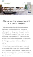 How discoverlink.com looks like on a mobile device such as an iPhone.