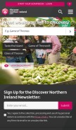 How discovernorthernireland.com looks like on a mobile device such as an iPhone.