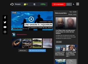 How discovery.com looks like on a tablet such as an iPad.
