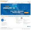 How diskeeper.com looks like on a mobile device such as an iPhone.