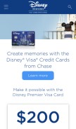 How disneyrewards.com looks like on a mobile device such as an iPhone.