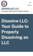 How dissolvellc.org looks like on a mobile device such as an iPhone.