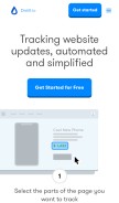 How distill.io looks like on a mobile device such as an iPhone.