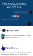 How district279.org looks like on a mobile device such as an iPhone.