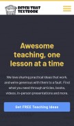 How ditchthattextbook.com looks like on a mobile device such as an iPhone.