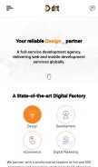 How ditindia.com looks like on a mobile device such as an iPhone.