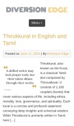 How diversionedge.com looks like on a mobile device such as an iPhone.