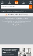 How diy.com looks like on a mobile device such as an iPhone.