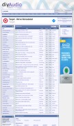 How diyaudio.com looks like on a mobile device such as an iPhone.