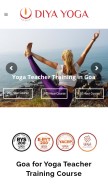 How diyayoga.com looks like on a mobile device such as an iPhone.