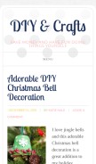How diyncrafts.com looks like on a mobile device such as an iPhone.