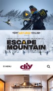 How diynetwork.com looks like on a mobile device such as an iPhone.