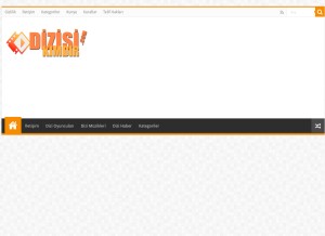 How dizisikimdir.com looks like on a tablet such as an iPad.