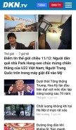 How dkn.tv looks like on a mobile device such as an iPhone.
