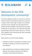 How dlnware.com looks like on a mobile device such as an iPhone.