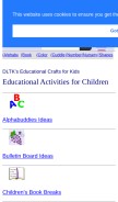 How dltk-teach.com looks like on a mobile device such as an iPhone.