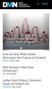 How dmnews.com looks like on a mobile device such as an iPhone.