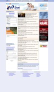 How dnet.net looks like on a mobile device such as an iPhone.