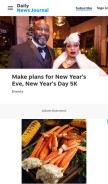 How dnj.com looks like on a mobile device such as an iPhone.