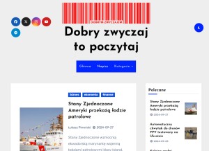 How dobrym.pl looks like on a tablet such as an iPad.