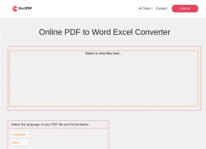 How doc2pdf.io looks like on a tablet such as an iPad.