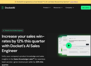 How docketai.com looks like on a tablet such as an iPad.