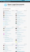 How docracy.com looks like on a mobile device such as an iPhone.