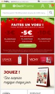 How doctipharma.fr looks like on a mobile device such as an iPhone.
