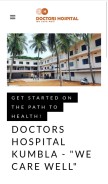 How doctorshospital.in looks like on a mobile device such as an iPhone.