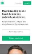 How doctrine.fr looks like on a mobile device such as an iPhone.