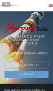 How docuform.de looks like on a mobile device such as an iPhone.