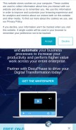 How docuphase.com looks like on a mobile device such as an iPhone.