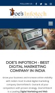 How doesinfotech.com looks like on a mobile device such as an iPhone.