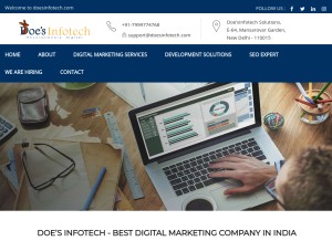 How doesinfotech.com looks like on a tablet such as an iPad.