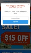 How doheny.com looks like on a mobile device such as an iPhone.