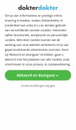 How dokterdokter.nl looks like on a mobile device such as an iPhone.