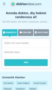 How doktorsitesi.com looks like on a mobile device such as an iPhone.