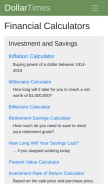 How dollartimes.com looks like on a mobile device such as an iPhone.