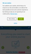 How domainmonster.com looks like on a mobile device such as an iPhone.