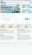 How domainpeople.com looks like on a mobile device such as an iPhone.