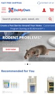 How domyown.com looks like on a mobile device such as an iPhone.