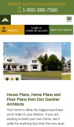 How dongardner.com looks like on a mobile device such as an iPhone.